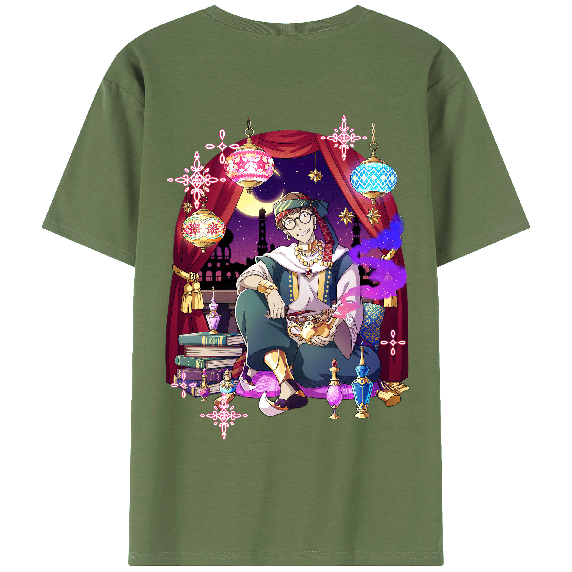 （画像用） 文豪ストレイドッグス Bungo Stray Dogs 綿100％ メンズ半袖Tシャツ（バックプリント） 通気性